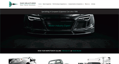 Desktop Screenshot of carsolutions.com.au